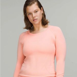 *Brand New* lululemon Swiftly Tech Long Sleeve Shirt 2.0 in Dew Pink